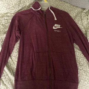 Nike hooded zip up